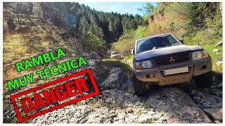 RUTA 4X4 TIERRAS DE TERUEL  RAMBLA TECNICA  mitsubishi montero  toyota 4runner  vitara [upl. by Anawit960]