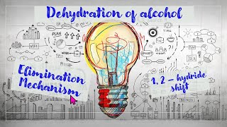 4Alkene Dehydration of alcohol  Elimination reaction with rearrangement [upl. by Trefler]