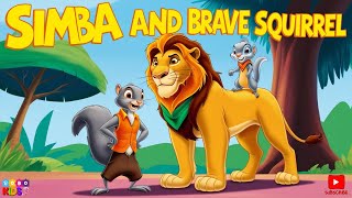 Simba and the brave Squirrel  The Simba  Cartoon Story  lion story  Animated  kidscartoon [upl. by Wendall963]