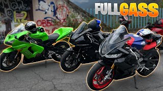 TRE SPORTIVE SULLE COSTE di BRESCIA  Ninja 636 Rs660 R7 [upl. by Terrell]