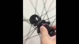 JET SPEED T38 TUBULAR CARBON WHEELSET HUB SOUND SELCOF [upl. by Iggie176]