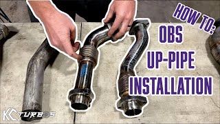 OBS UpPipe Proper Installation  73 Powerstroke [upl. by Ruhtracm869]