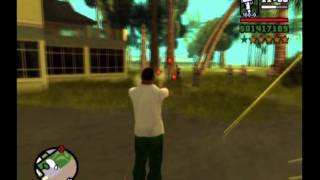 GTA SAN ANDREAS TERROR AT THE GOLF COURSE [upl. by Suirtimed1]