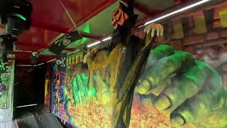 Ryan Barwicks Phantom Chaser Ghost Train Onride Pov  Farrars Funfair Sheffield 07062024 [upl. by Urata]