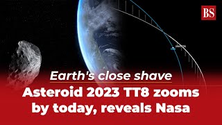 Earths close shave Asteroid 2023 TT8 zooms by today reveals Nasa [upl. by Auqinihs]