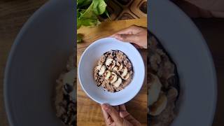 Best Choclate Oats  A Healthy and Delicious Breakfast Recipe shorts ytshorts oatsrecipe [upl. by Norad]