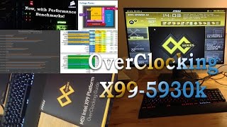 Guide to Overclocking i7 X99 HaswellE to 44GHz  125v [upl. by Bigod716]