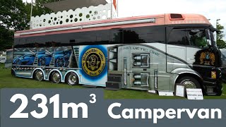 Der 231m³ CAMPERVAN 😲 GRÖSSTES WOHNMOBIL DER WELT 💥 14m x 58m x 29m mit Zulassung [upl. by Joshua]