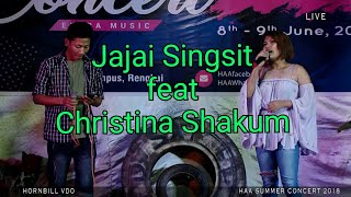 Dont cry Joni cover Live by Jajai Singsit amp Christina Shakum  Hornbill Cable Network [upl. by Agem]