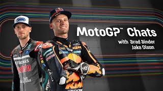 MotoGP™ Chats with Brad Binder and Jake Dixon [upl. by Ennahs921]