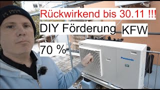 DIY Wärmepumpe so klappt es auch mit der Förderung 3 KFW Förderung ab 2024 [upl. by An]