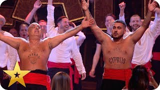 Dance along with the LEGENDARY Stavros Flatley  BGT The Champions [upl. by Ahset32]