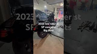 2023 low rider st  SP Concepts big bore exhaust first start up [upl. by Sibella]