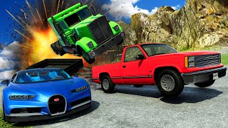 EPIC Downhill Racing amp MASSIVE Crashes in the Best of BeamNG Drive Mods [upl. by Enytnoel40]