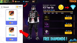 free fire free diamond  free diamonds in free fire  how to get free diamonds in free fire [upl. by Ahsimac]