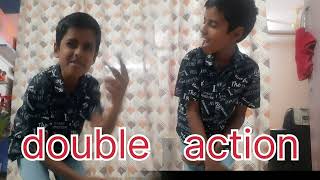 double action funny video please subscribe 😩😢😢 [upl. by Ahsikel]