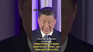 Chinese President Xi Jinping Speech In San Francisco [upl. by Libre]