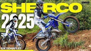 Sherco Enduro 2025 la prova delle SE 125 250 300 e SEF 250 300 e 450  Ecco come vanno [upl. by Ludwog605]