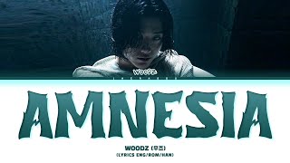 WOODZ AMNESIA Lyrics 우즈 AMNESIA 가사 Color Coded Lyrics [upl. by Aikym]