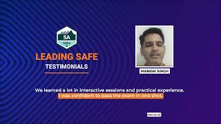 Manish Singh  Leading SAFe 60 Agilist Certification Review [upl. by Edina]