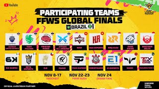 FFWS Global Finals 2024  KO 6  بطولة فري فاير العالمية 2024  اليوم ا6 من مرحلة خروج المغلوب [upl. by Drobman]