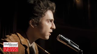 Timothée Chalamet Sings as Bob Dylan in First Teaser for A Complete Unknown  THR News [upl. by Earehs]