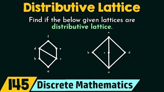 Distributive Lattice [upl. by Kitarp]