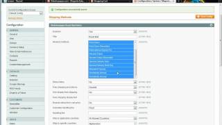 Magento Royal Mail rates extension from Webshopapps  great flexibility [upl. by Eylrac509]