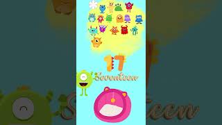 Lets Count from 1 to 20 counting kidssongs kidslearning numbersong shorts [upl. by Endo]