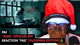 EPIC FAIL Rap Monster 농담 MV REACTION GONE WRONG  Chrshy Reacts Vlogmas Day 8 [upl. by Uzia696]