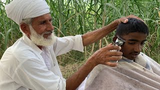 ASMR Fast Hair Cutting amp Shaving With Old Barber [upl. by Haidabo]