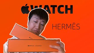 年轻人的第一个爱马仕，开箱Apple Watch Hermes表带 [upl. by Nnylarej]