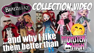 BRATZILLAZ Fashion Doll Collection  I prefer them to Monster High 🤷‍♂️ HALLOWEEN SPOOKIE OOKIE [upl. by Etnahsa]