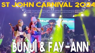 Bunji and FayAnn Mashing up St John Carnival 2024 🇻🇮 [upl. by Brittany940]