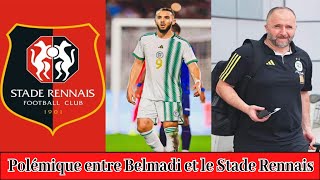 Affaire Amine Gouiri  polémique entre Belmadi et le Stade Rennais [upl. by Issiah117]