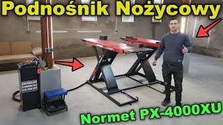 Kupiliśmy Nowy podnośnik nożycowy  Normet PX4000XU 40 T  Unboxing  Rozpakowywanie z widzami [upl. by Dnalwor]