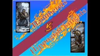 Royal Hippogryph Knights vs Hammerers GREATEST DUELIST TTW Warhammer 2 [upl. by Ausoj]