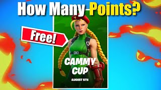 How To Get CAMMY SKIN For FREE UNLOCK Fortnite Cammy Cup [upl. by Aloisius]