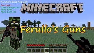 Minecraft 164  Instalar Ferullos Guns  Español [upl. by Emelyne]