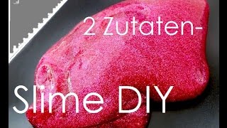 SLIME AUS 2 ZUTATEN DIY  ohne Kleber  Ideal für AntiStress Bälle [upl. by Horatia]