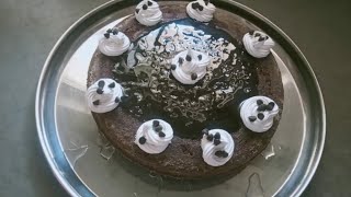 Eggless chocolate cake Chocolate cake  OTG cake recipe  Cake recipe  Eggless cake recipe [upl. by Ellehcar]