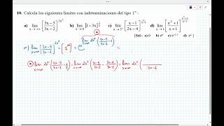 Indeterminaciones del tipo 1 elevado a infinito [upl. by Yrneh43]