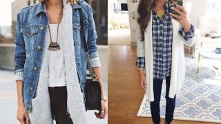 20 Style Tips On How To Wear Long Cardigans This Winter [upl. by Tice470]