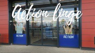 ACTION MAGASIN TOUR SHOPPING TEXTILE LINGE MAISON FÉVRIER 2018 [upl. by Ericha]