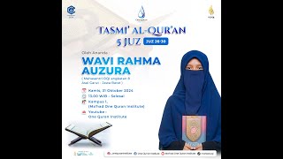 TASMI HAFALAN ALQURAN 5 JUZ  Wavi Rahma Auzura [upl. by Arbe392]