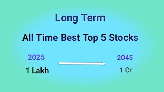 Top 5 Best Stocks For Long Term 🎯 Stock Market Finance ⭕ [upl. by Dennett]