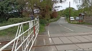 Rare gate level crossing in TalyCafn Wales UK by Adas [upl. by Anielram]