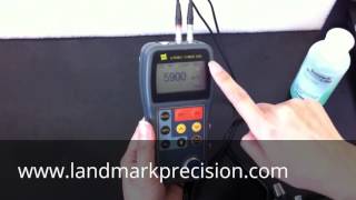 Ultrasonic Thickness Gauge Meter Tester TIME TT300 Operation [upl. by Yendic]