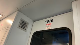 PATCO Speedline Train 1070 Ride Front Rainy POV Full Eastbound Ride To Lindenwold NJ 10032022 [upl. by Asit]