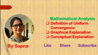 Uniform Convergence definition and its graph  by Sapna billionaireicon3311 [upl. by Ylrahc]